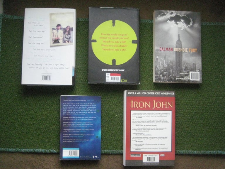 Three Novels, One Biography &  A Poetic Look At The Male Gender for £2.00 Each