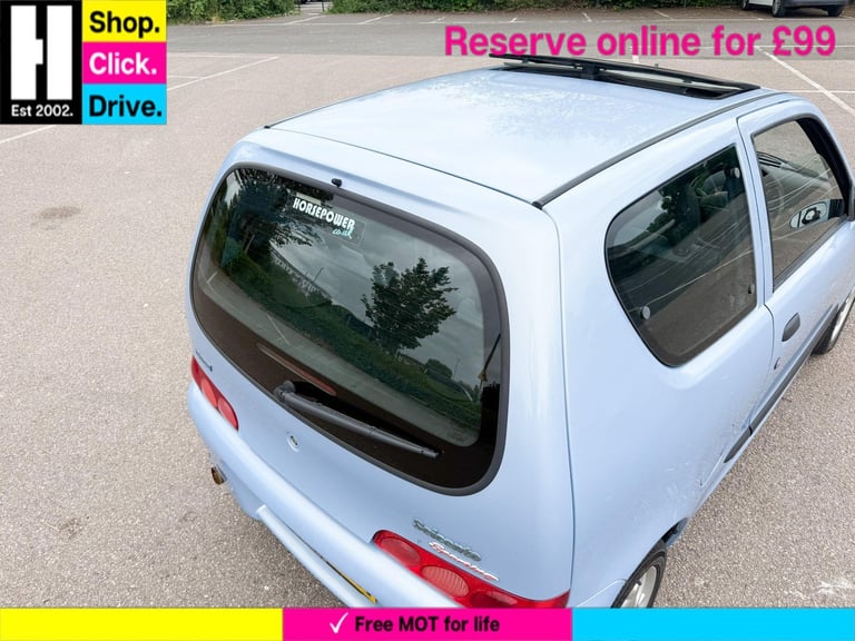 2003 Fiat Seicento 1.1 Sporting 3dr HATCHBACK Petrol Manual