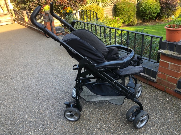 MAMAS and PAPAS PRAMETTE BLACK PUSHCHAIR 