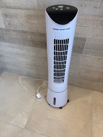 Cooling Fans Blyss Air Cooler Blyss Tower White Remote Controlled
