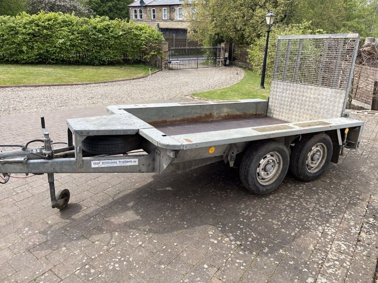 IFOR WILLIAMS GP84 PLANT TRAILER 8ft x 4ft Twin Axle - Refurbished & Serviced