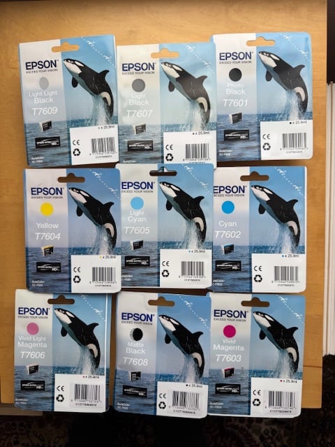 Epson Surecolor p600 inks: Full set