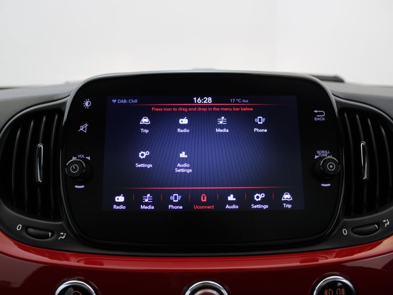 2022 Fiat 500 1.0 Mild Hybrid Red 3dr [16 Alloy] Hatchback PETROL Manual