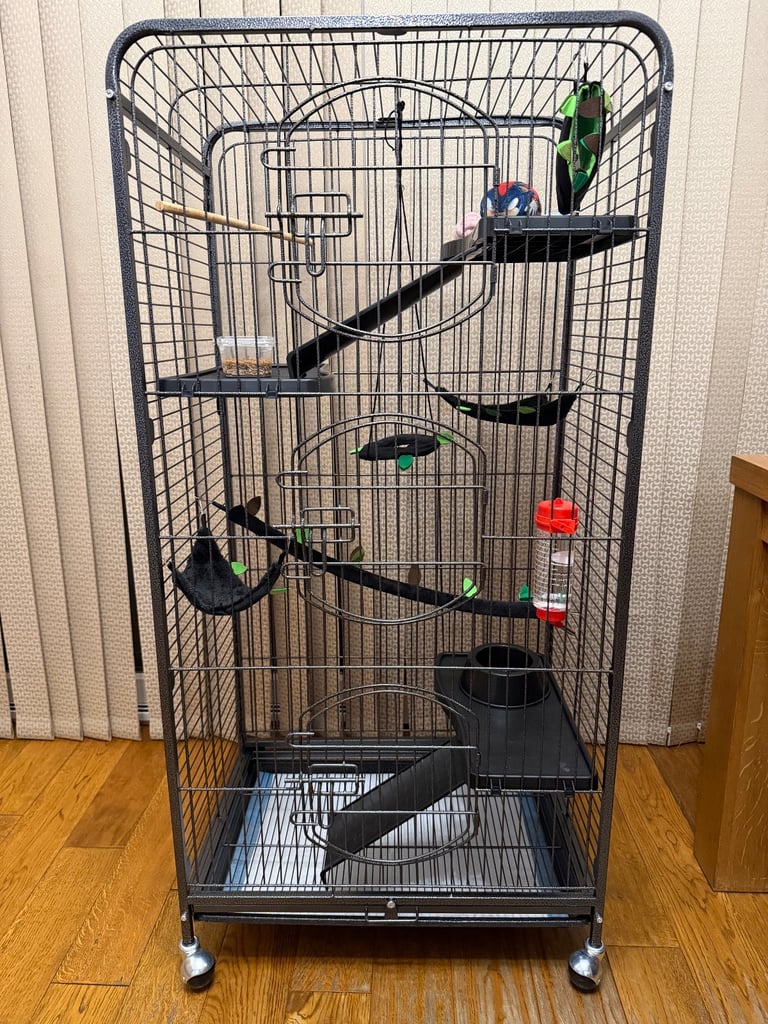 Large Multi-Level Small Animal Cage