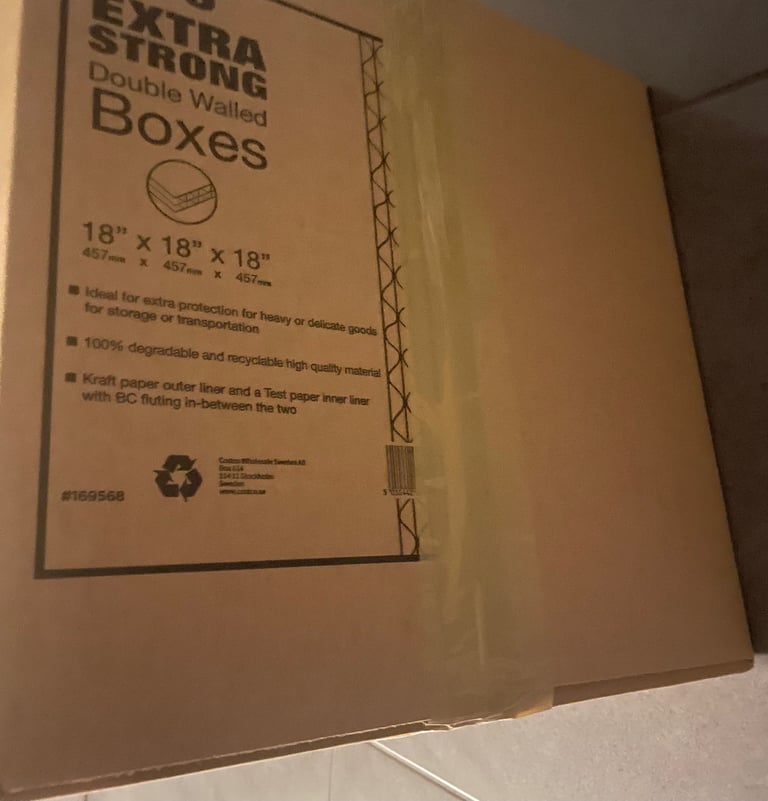 image for 5 x extra strong double walled boxes 
