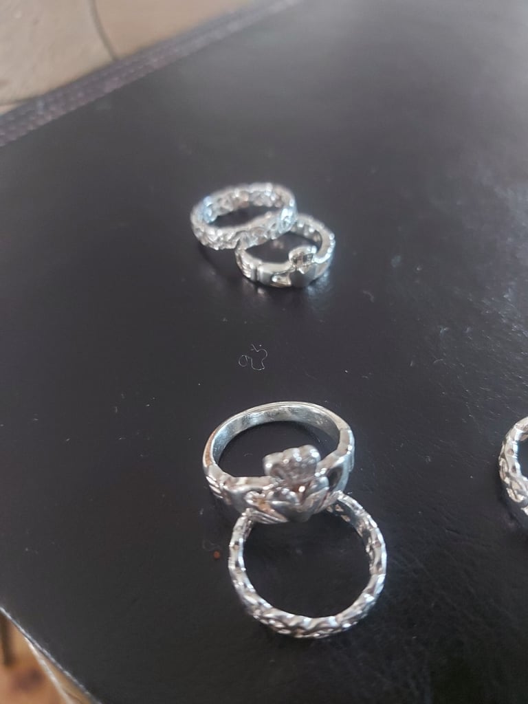 Silver Celtic rings