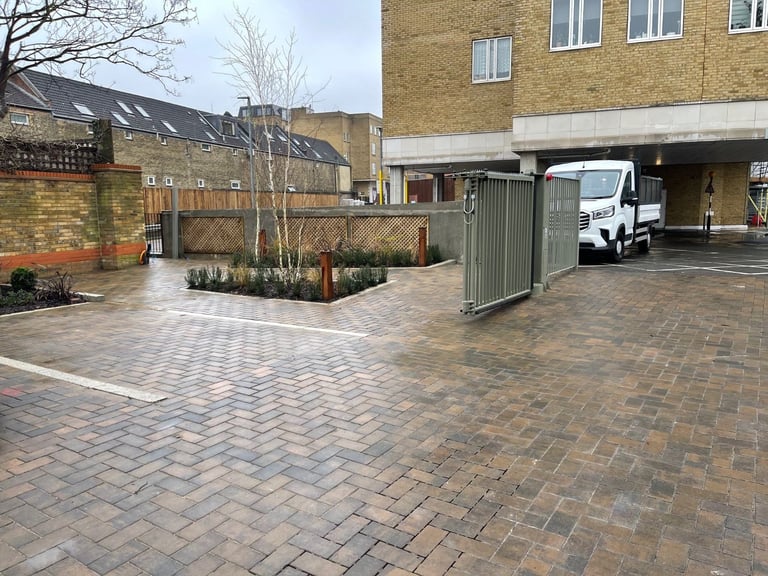 image for Rental Car Space in gated development next to major road and Underground Station