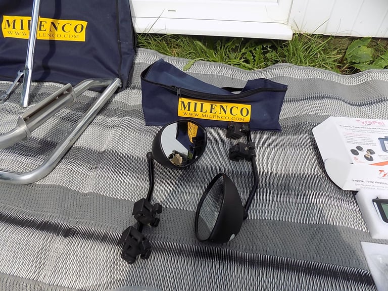 Towing mirrors Milenco Aero Flat Mirrors - Twin Pack With Case