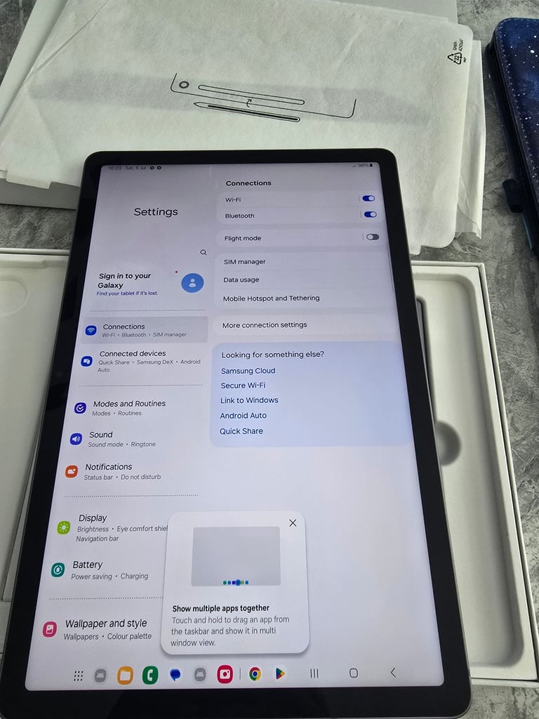 Samsung s9 FE 5G 128gb immaculate condition boxed unlocked 