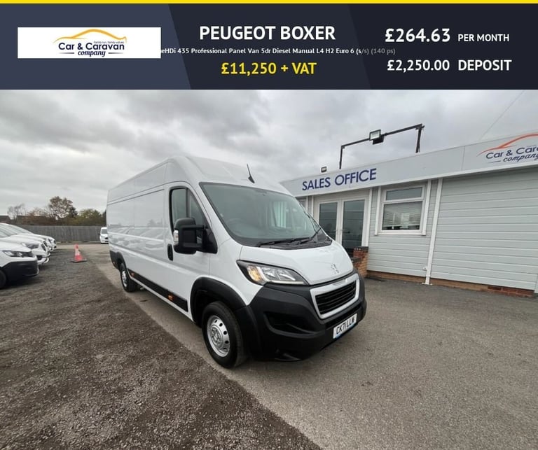 2021 71 PEUGEOT BOXER 2.2 BLUEHDI 435 PROFESSIONAL PANEL VAN 5DR DIESEL MANUAL L