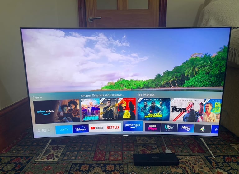 SAMSUNG UE43KS7500 43 Inch Smart 4K Ultra HD HDR Curved QLED TV