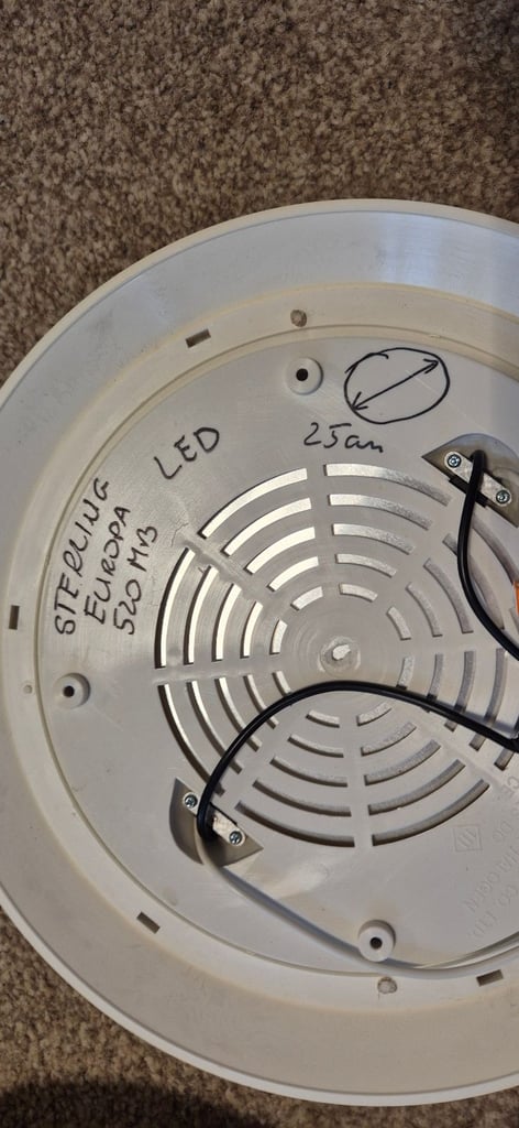 Three internal lights 12V for camper caravan motorhome boat.