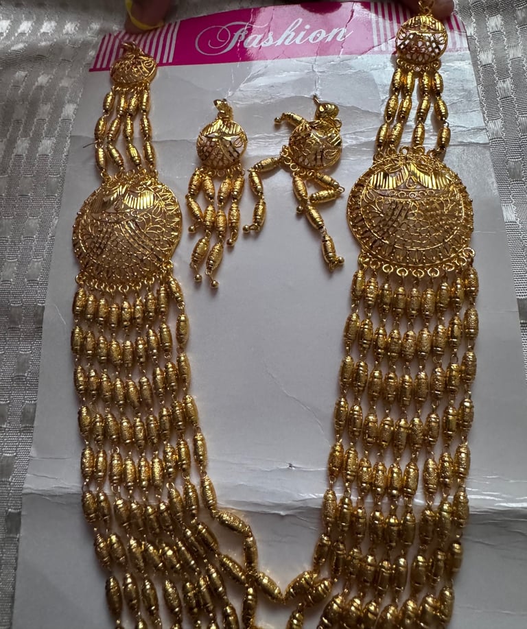 image for Multilayer Necklace and Earrings Set 