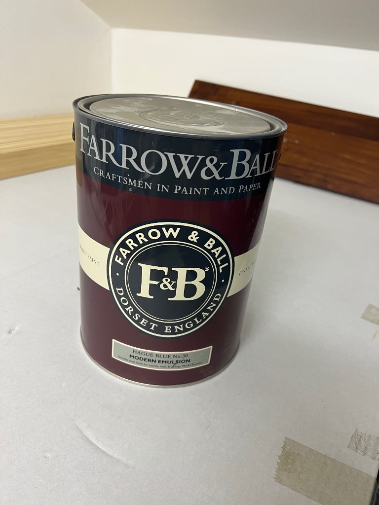 Farrow and Ball Hague Blue No. 30 Emulsion