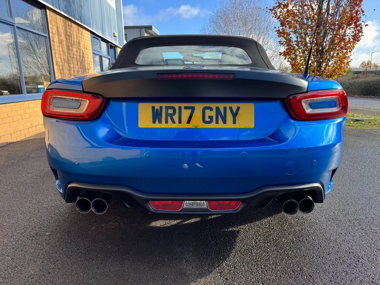 2017 Abarth 124 Spider 1.4 T MultiAir 2dr CONVERTIBLE Petrol Manual