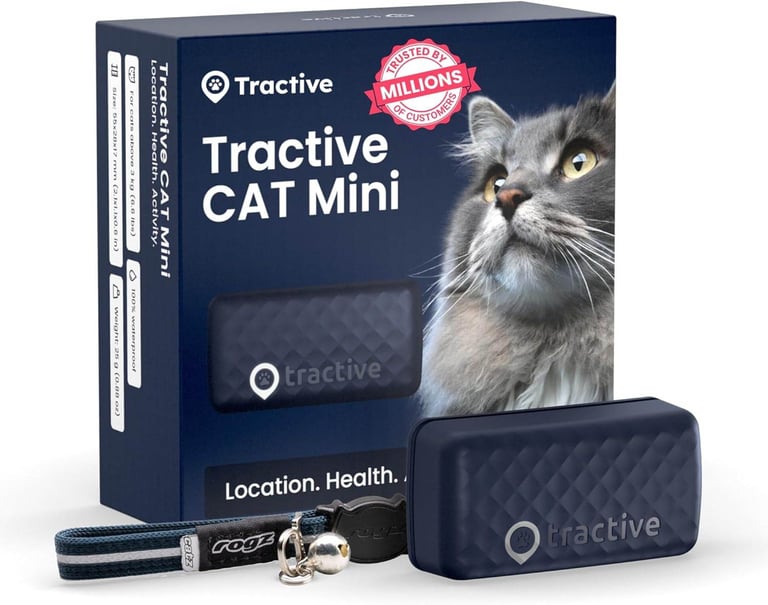 Excellent Condition! Tractive Smart Cat Tracker #1 Cat GPS 