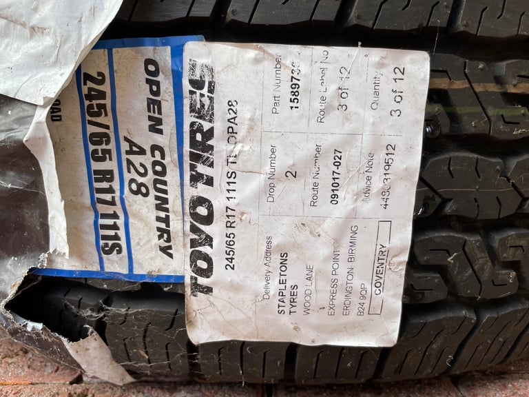 New Mitsubushi L200 Tyres