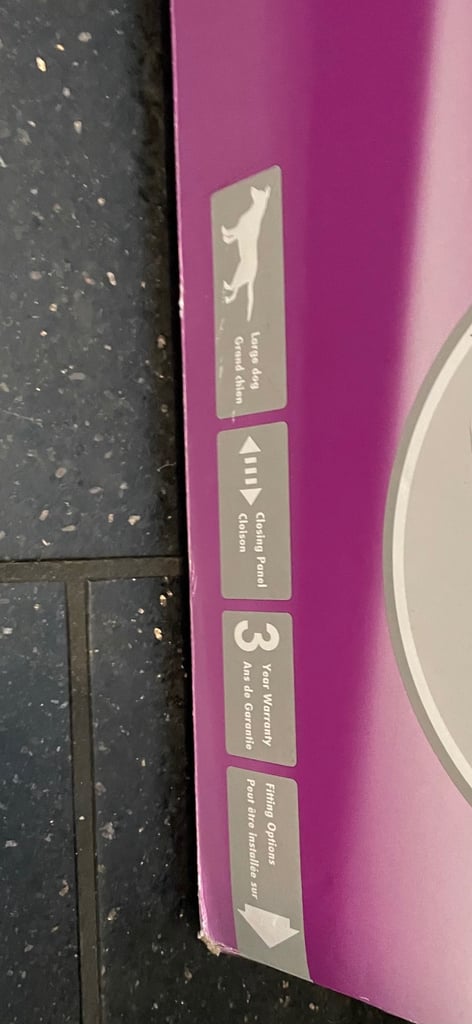 Door flap for large dog 