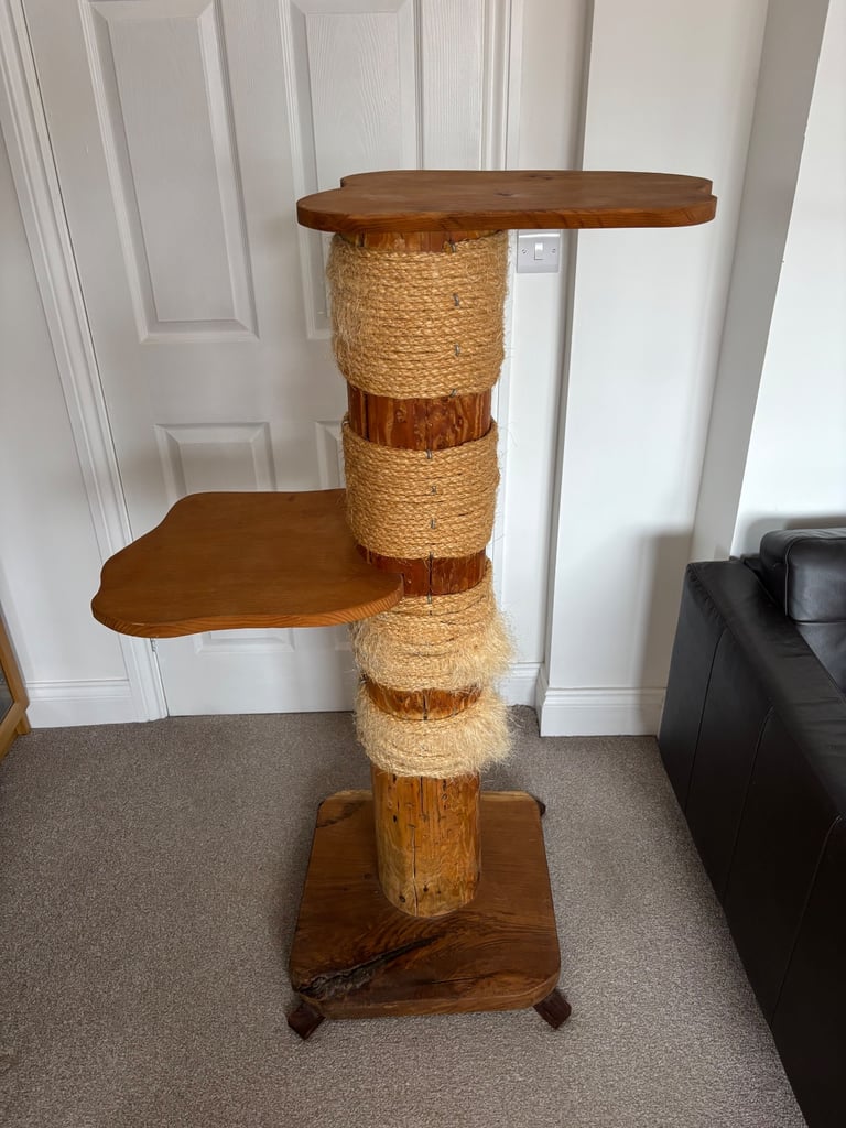 Unique cat scratcher tower