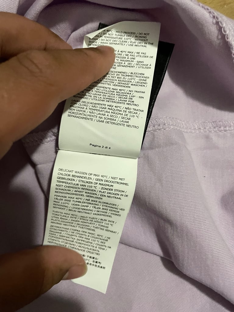 Stone island t shirt lilac 