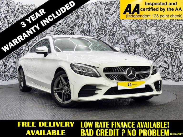 2019 Mercedes-Benz C Class 1.5 C200 MHEV AMG Line Coupe 2dr Petrol G-Tronic+ Euro 6 (s/s) (198 ps...