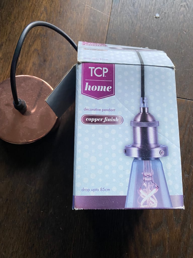 image for Decorative copper finish light fitting