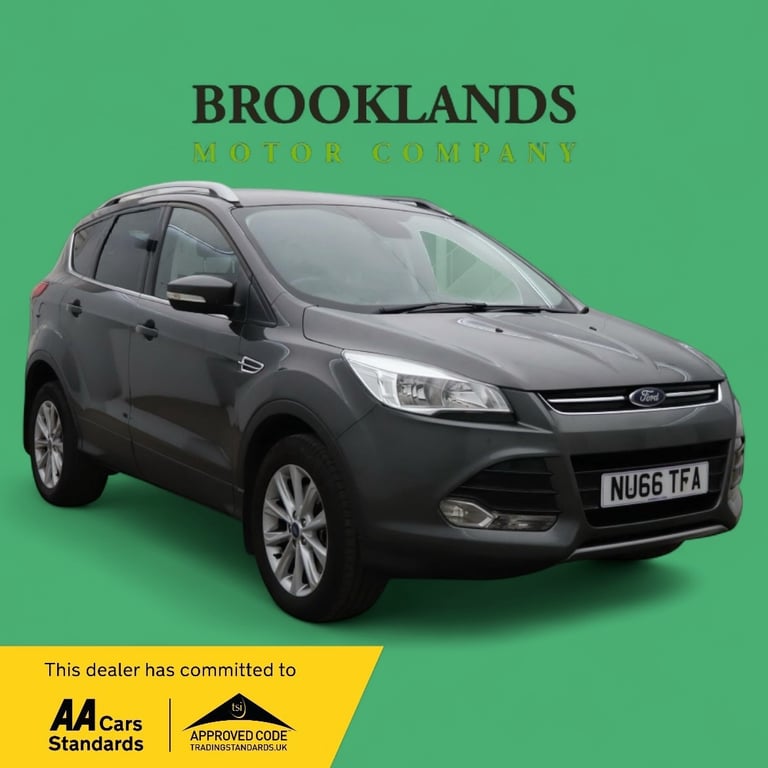 2016 Ford Kuga 2.0 TDCi 150 TITANIUM 5DR 2WD SUV IN METALLIC GREY HATCHBACK Diesel Manual