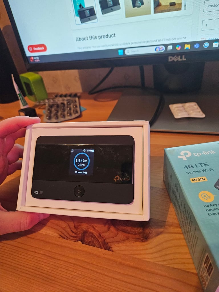 TP Link 4G LTE Mobile Wifi Router M7350