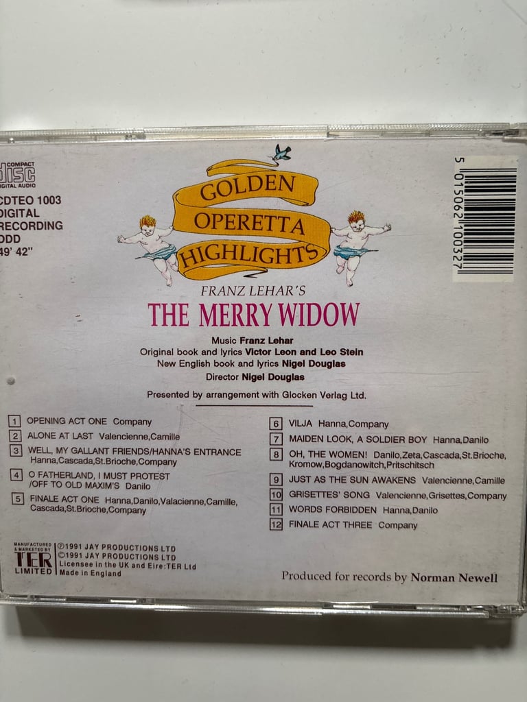 2 x CDs- Franz Lehars Musicals 