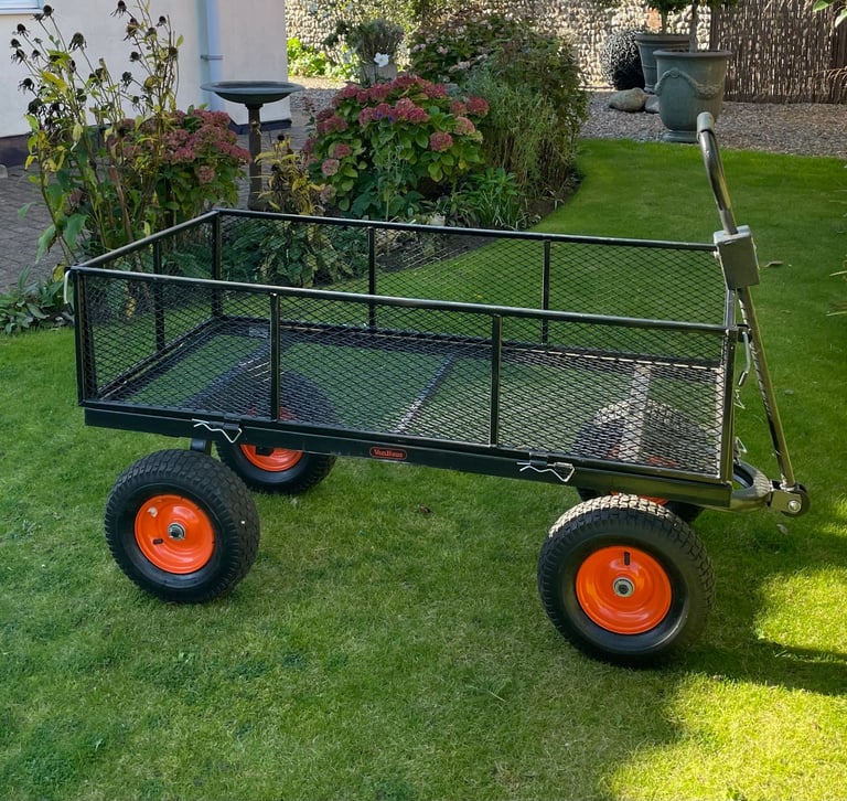 image for VonHaus Heavy Duty Garden Cart/Trolley