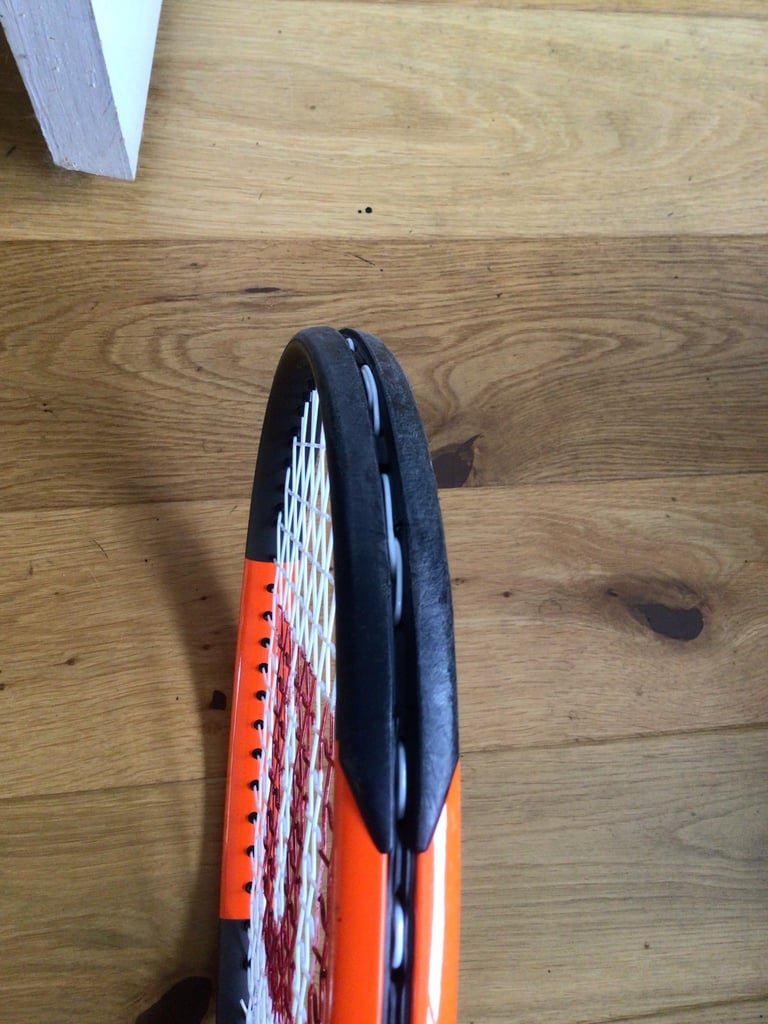 Wilson Burn 100 V2 Tennis Racket. Grip 2. Fresh Luxilon Restring 