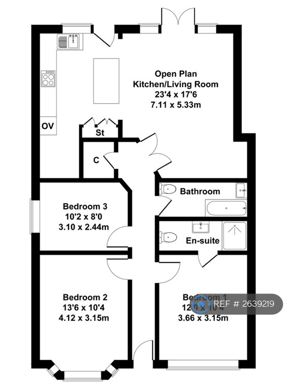 3 bedroom house in Carpenders Avenue, Watford, WD19 (3 bed) (#2639219)