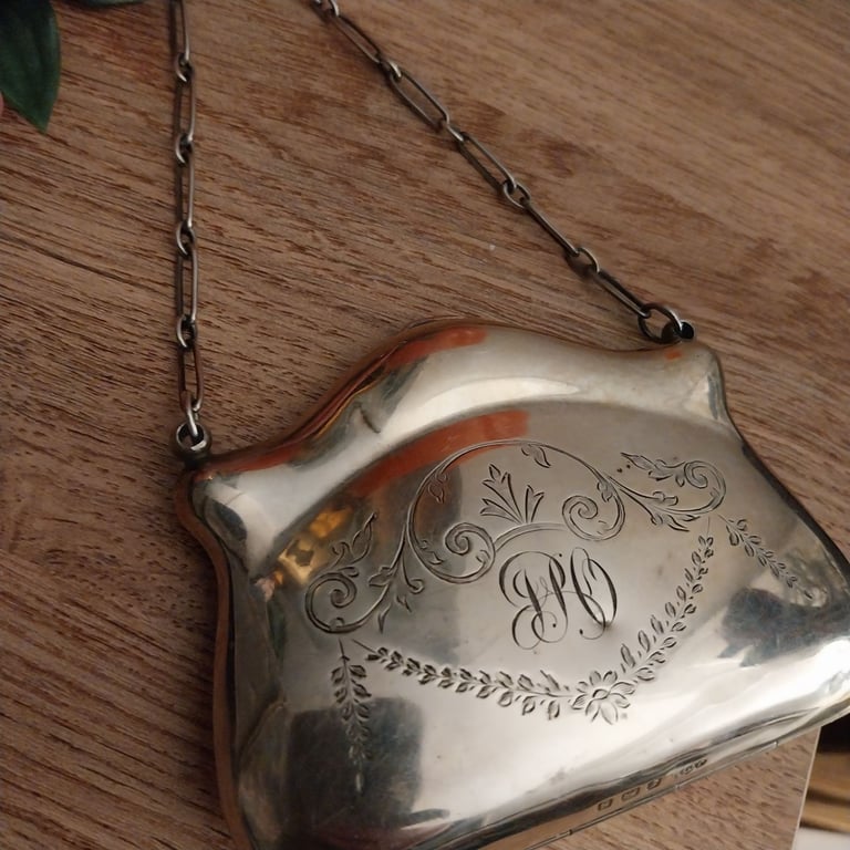 image for Antique Silver Purse 