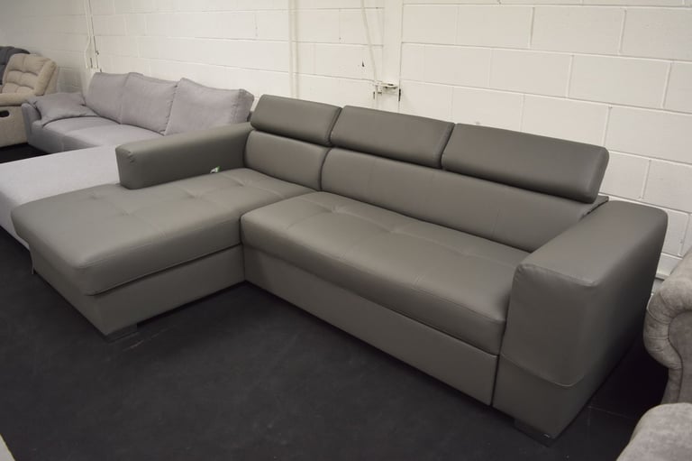 Lima Corner Sofa Bed - Ex Dispaly - Dark Grey