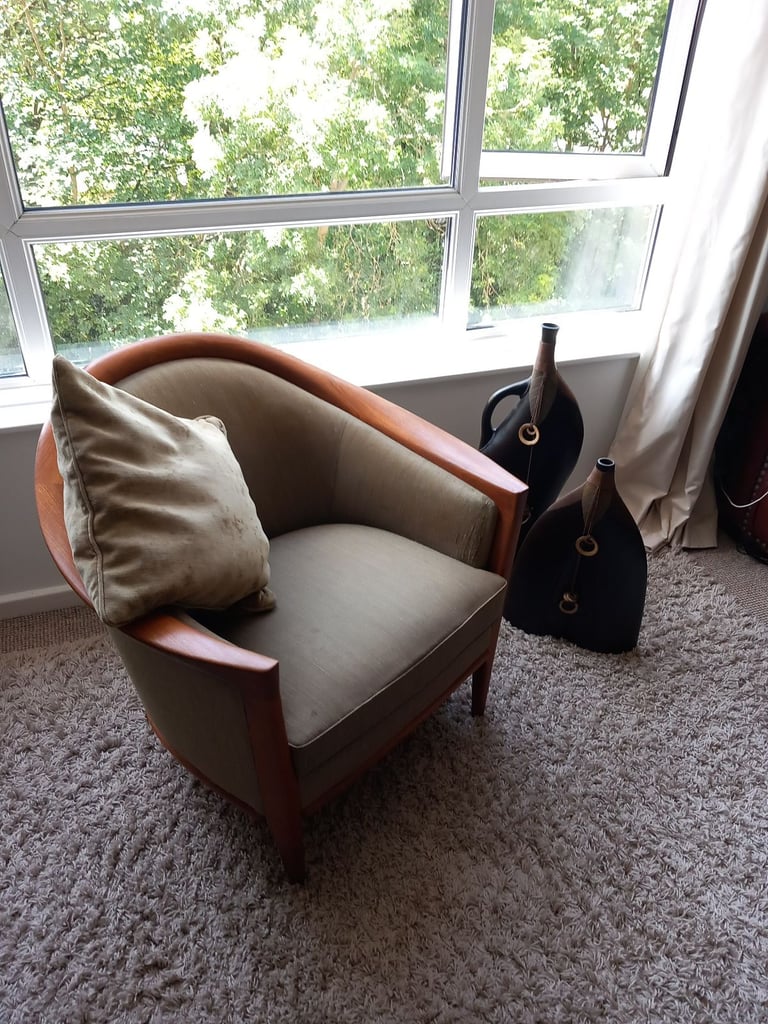 image for Mid Century Accent chair designed by Bertil Fridhagen and manufactured by Broderna Anderssons