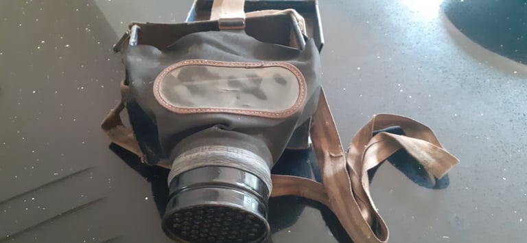 WW2 Gas Mask In Box