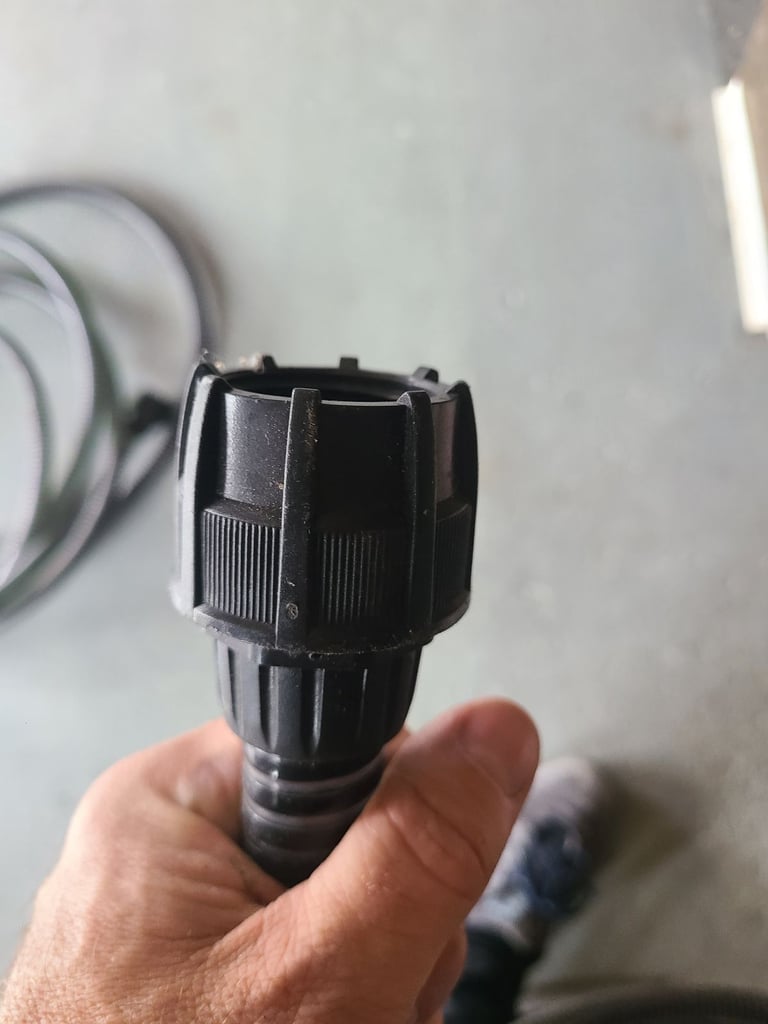 image for Black Corrugated Flexible Pond Hose 1.25"