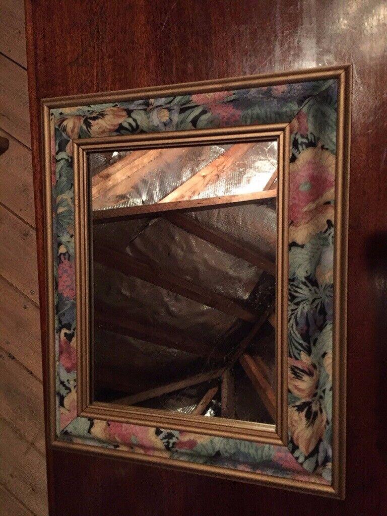 Mirror, hand-painted, 43cm by 36 cm