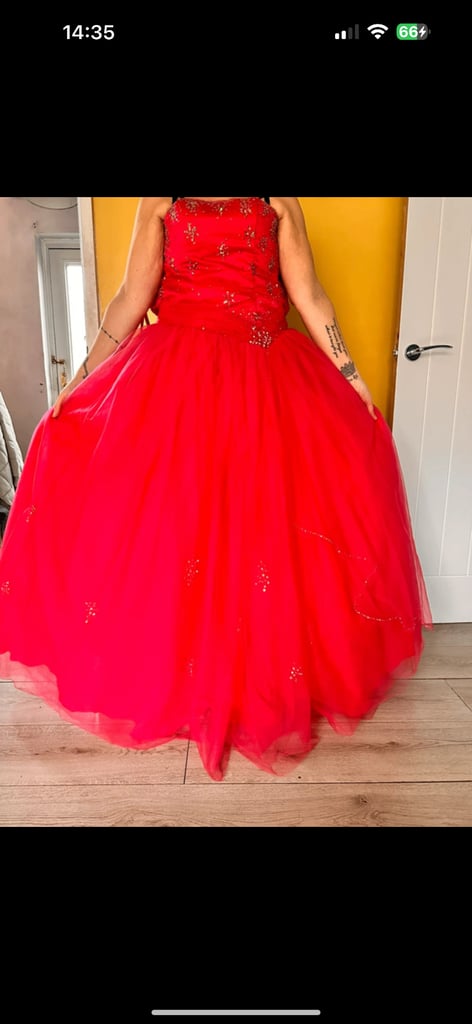 image for Pink prom dress