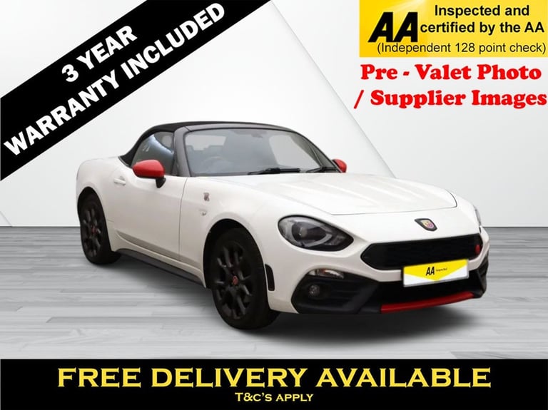 2018 Abarth 124 Spider 1.4 MultiAir Convertible 2dr Petrol Manual Euro 6 (170 ps) 1 FORMER OWNER!...