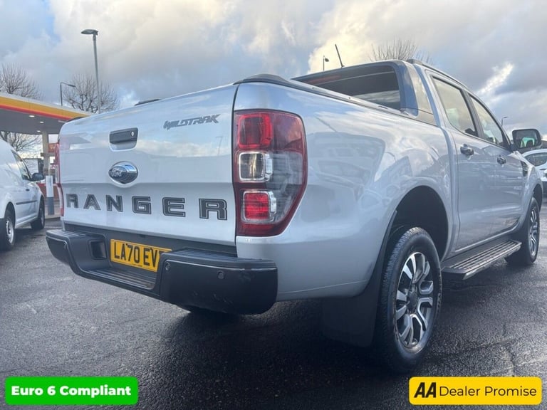 2020 Ford Ranger 2.0 EcoBlue Wildtrak in silver, 56,000 miles, 2 owners, Euro 6 ULEZ, 4x4, a PICK...