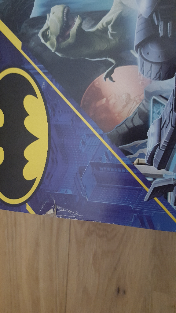 spin master dc bane vs batman figures & moto tank with accessories boxed new other