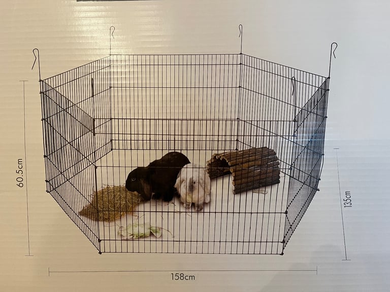 Boxed folding puppy/small animal play pen 