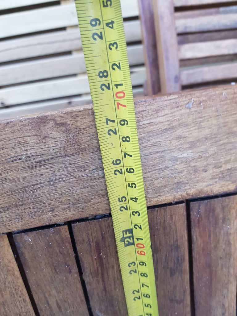 image for Garden table and 4 chairs