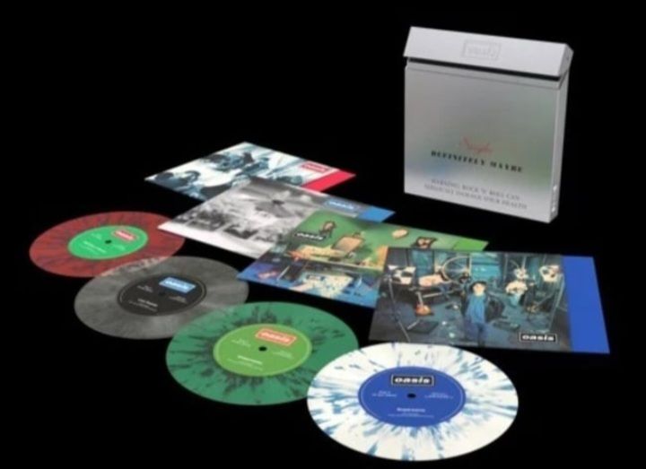 image for Oasis definitely maybe vinyl 7inch singles box set new sealed 