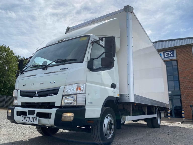 MITSUBISHI FUSO CANTER 7C18 7.5 TONNE BOX VAN 2021 – CN70 UYH