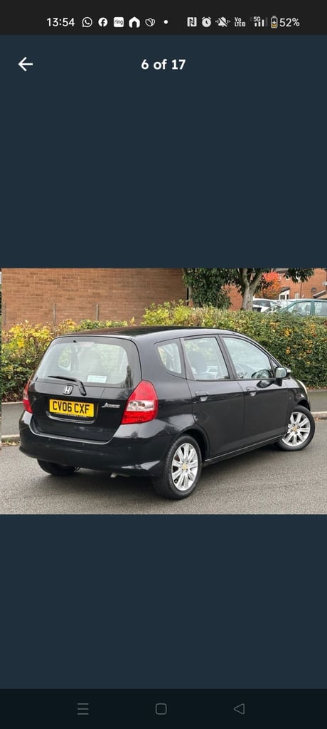 Honda, JAZZ, Hatchback, 2006, Semi-Auto, 1339 (cc), 5 doors