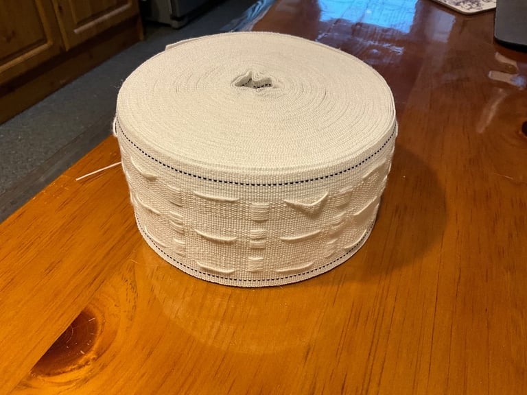 image for LARGE ROLL of 3 inch CURTAIN TAPE. BRAND NEW and a BARGAIN PRICE thanks 🙏 