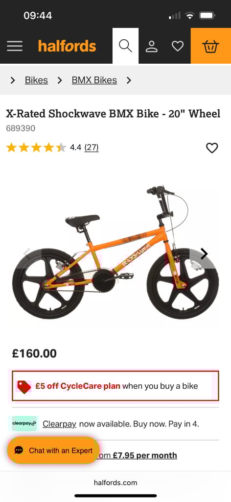 Child’s bmx 
