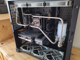 Gaming PC - Water Cooled with Swagelok fittings and 316 Stainless Steel tubing